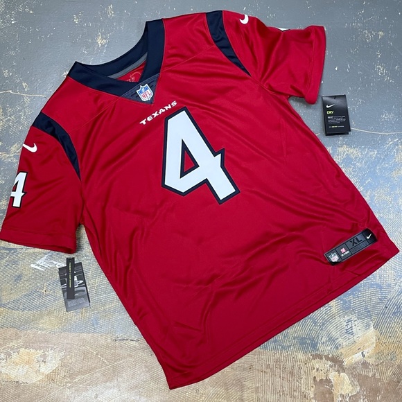 Nike Deshaun Watson Houston Texans BV2036-690 XL 4 Jersey NFL Football - Picture 3 of 13